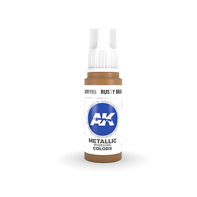 AK Interactive 3rd Gen Acrylic Rusty Brass 17ml