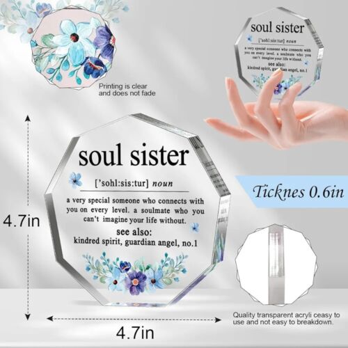 Birthday Gifts for Soul Sister Sisters Gifts from Sister Thank You Gift for Best