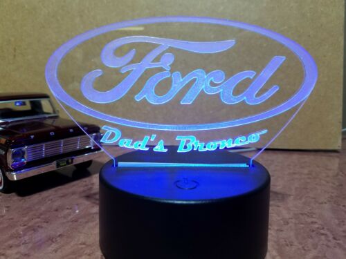 Personalized FORD Nightlight - Acrylic LED Sign