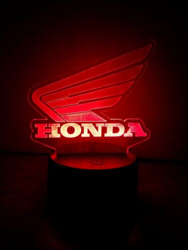 Honda - Acrylic LED Sign - Nightlight for Man Cave or Garage with Remote