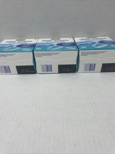 3 Pack/120 Tablets-Polident Pro Guard & Retainer Antibacterial Daily Cleanser