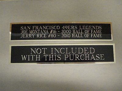 Josh Allen Bills Nameplate For A Football Mini Helmet Display Case 1.5" X 6"