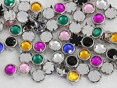 Medium Assorted Colors Bedazzler Rhinestones - 100 PCS