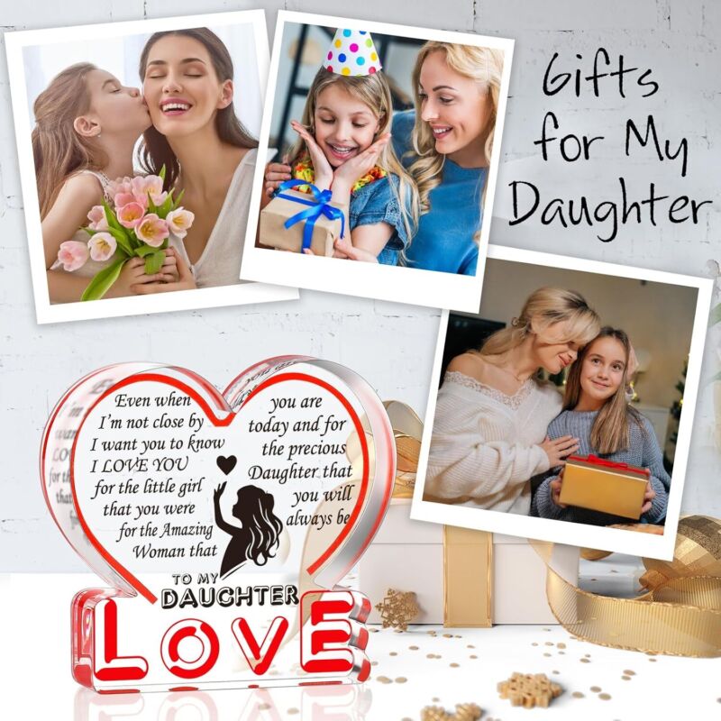 Daughter Gifts from Mom Dad, Bonus Step Daughter Adult Teen Daughter Gifts from