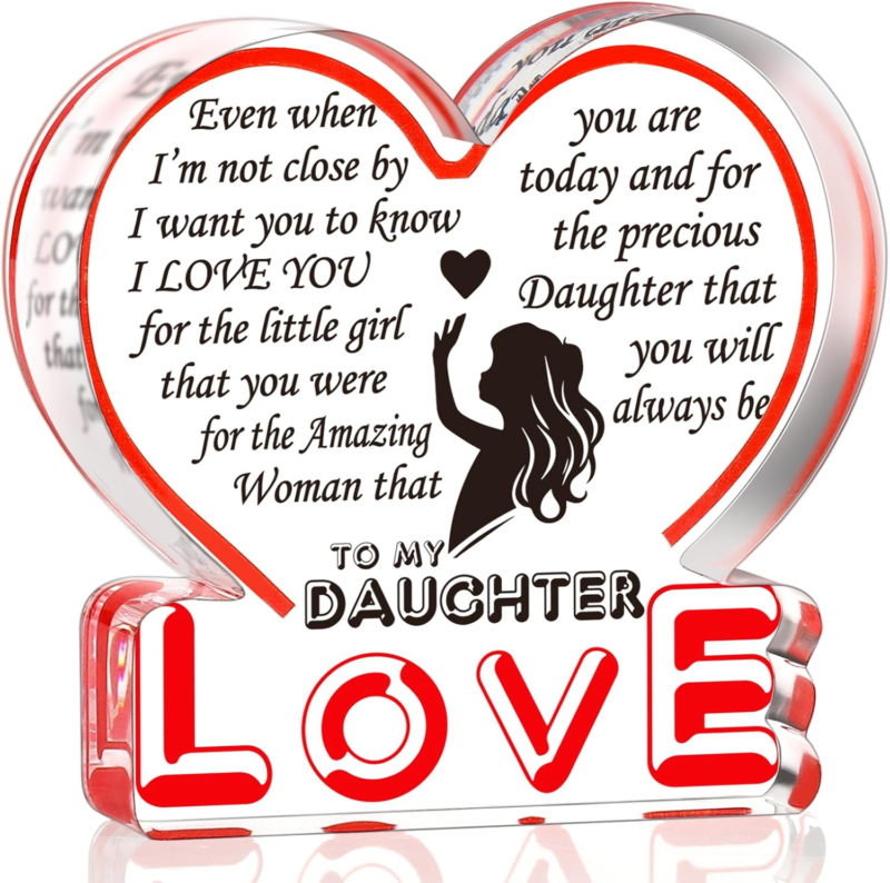 Daughter Gifts from Mom Dad, Bonus Step Daughter Adult Teen Daughter Gifts from