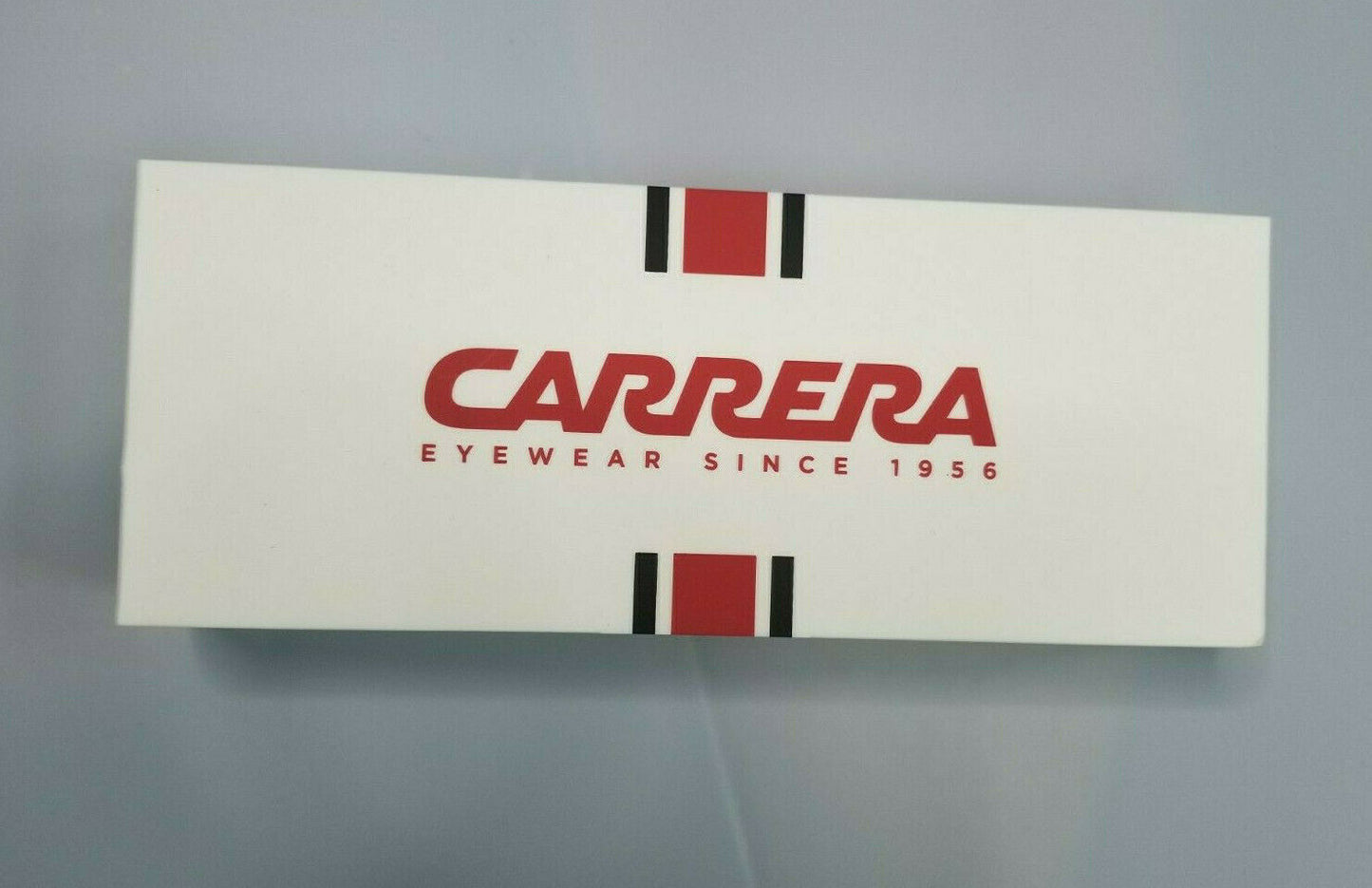 CARRERA SUNGLASSES LOGO PLAQUE IN WHITE PLEXIGLASS