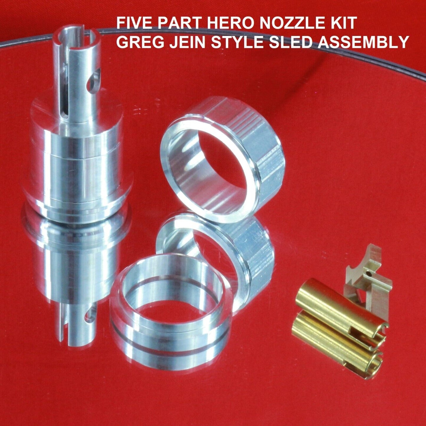 Star Trek Metal Nozzle Kit, Greg Jein, Brass Sled, Brass Slotted Tube Kit