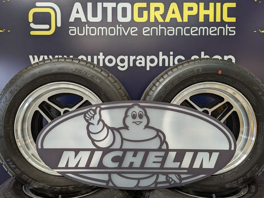 Michelin Man garage wall man cave sign can be illuminated E18L