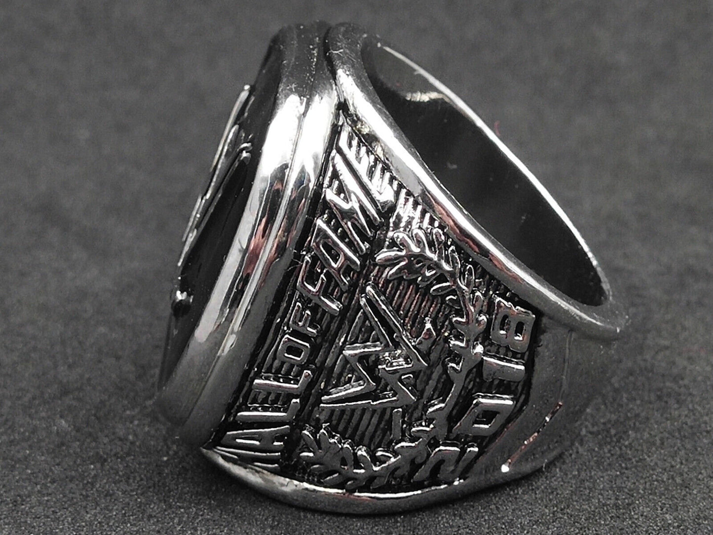 Ring WWE 2018 World Wrestling HALL OF FAME championship Rings - Silver